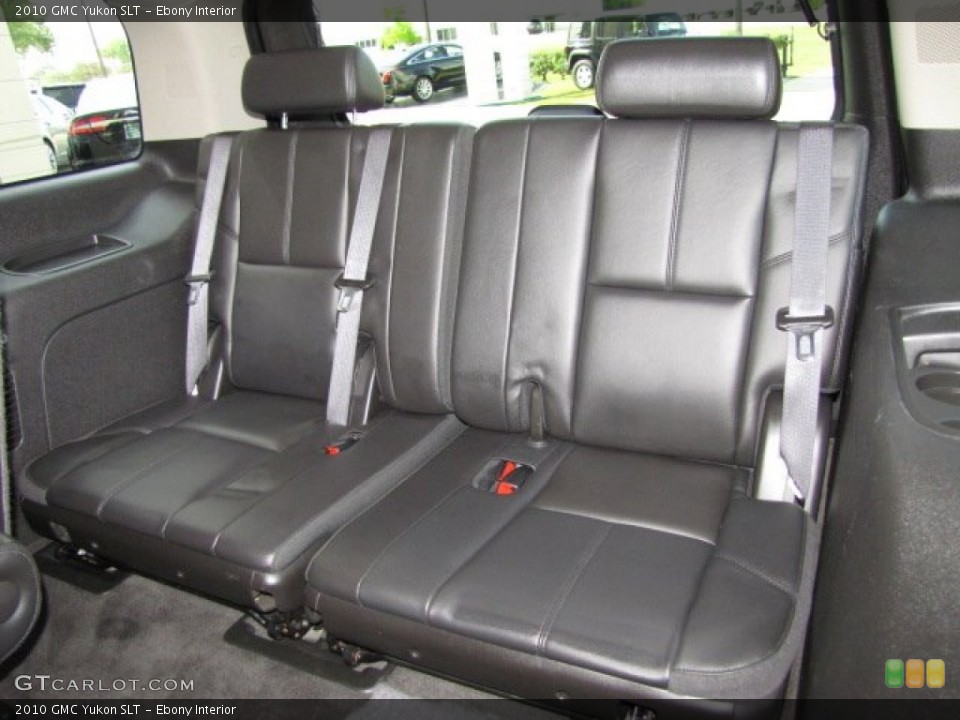 Ebony Interior Rear Seat for the 2010 GMC Yukon SLT #79457084