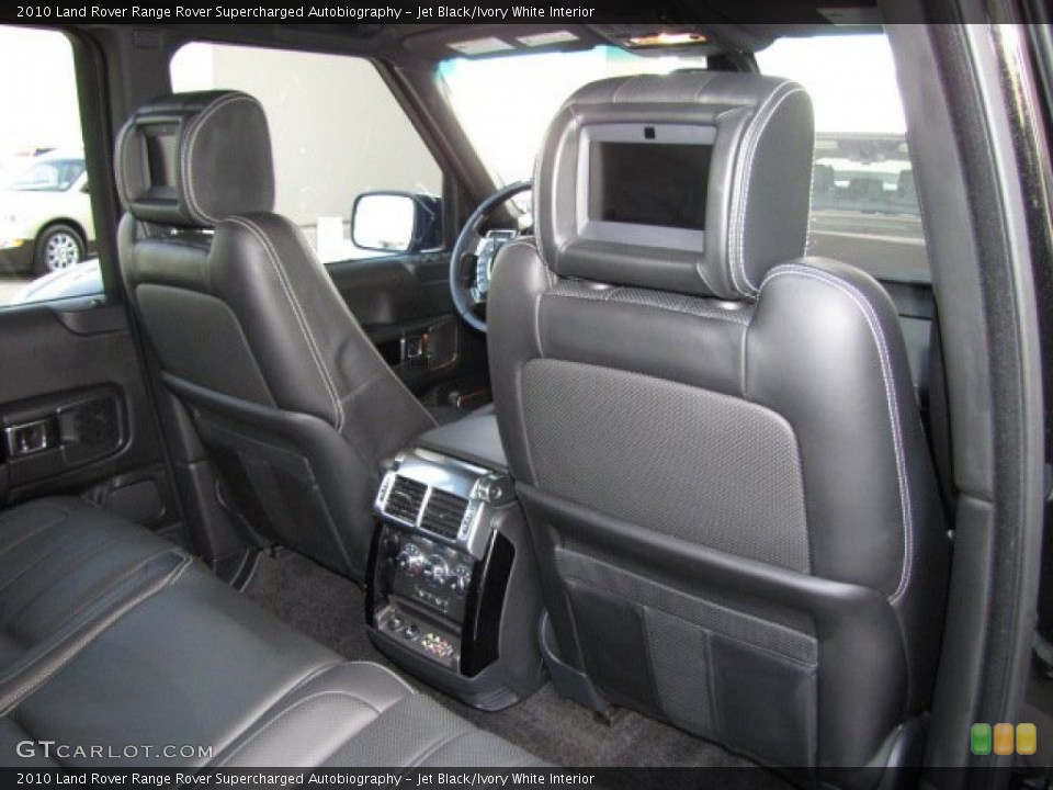 Jet Black/Ivory White Interior Entertainment System for the 2010 Land Rover Range Rover Supercharged Autobiography #79457246