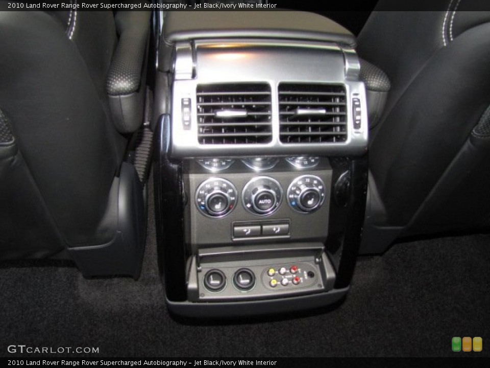 Jet Black/Ivory White Interior Controls for the 2010 Land Rover Range Rover Supercharged Autobiography #79457261