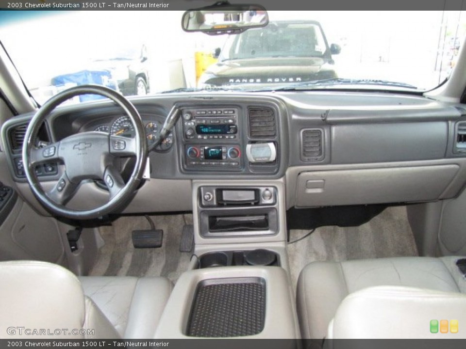 Tan/Neutral Interior Dashboard for the 2003 Chevrolet Suburban 1500 LT #79457510