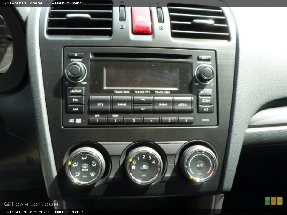 Platinum Interior Controls for the 2014 Subaru Forester 2.5i #79458964