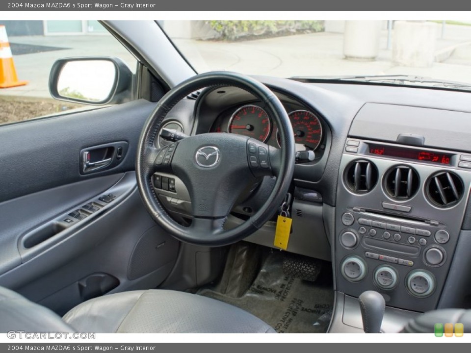 Gray Interior Dashboard for the 2004 Mazda MAZDA6 s Sport Wagon #79460017