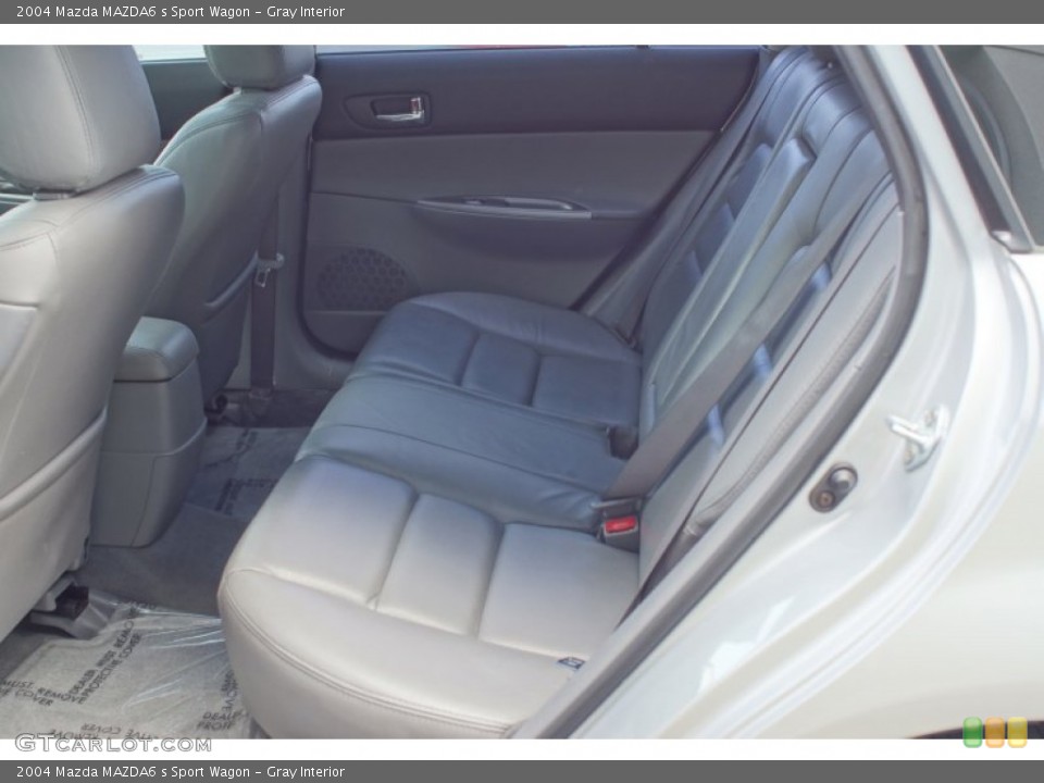 Gray Interior Rear Seat for the 2004 Mazda MAZDA6 s Sport Wagon #79460086