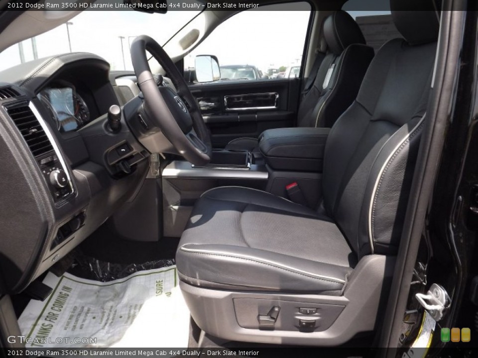 Dark Slate Interior Photo for the 2012 Dodge Ram 3500 HD Laramie Limited Mega Cab 4x4 Dually #79462597