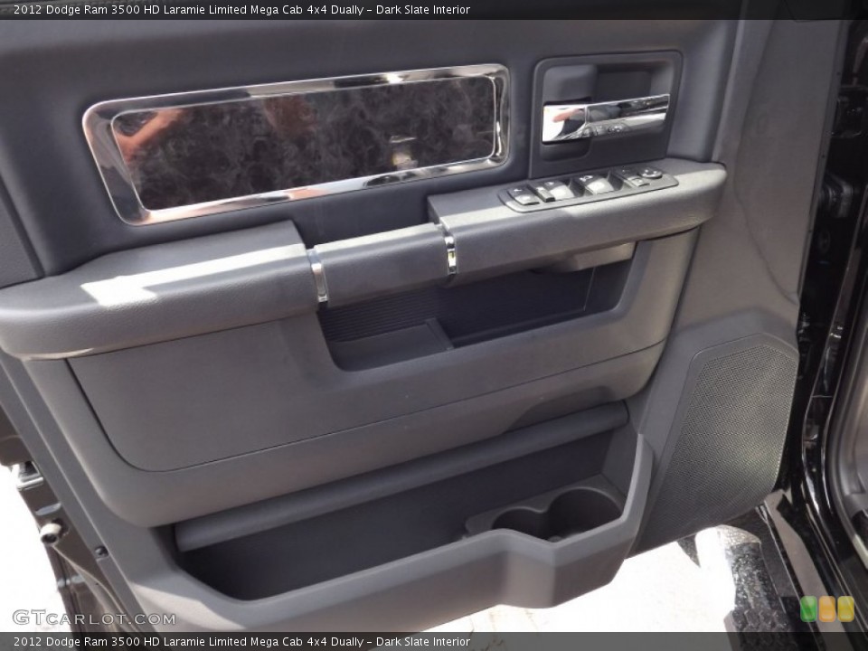 Dark Slate Interior Door Panel for the 2012 Dodge Ram 3500 HD Laramie Limited Mega Cab 4x4 Dually #79462600
