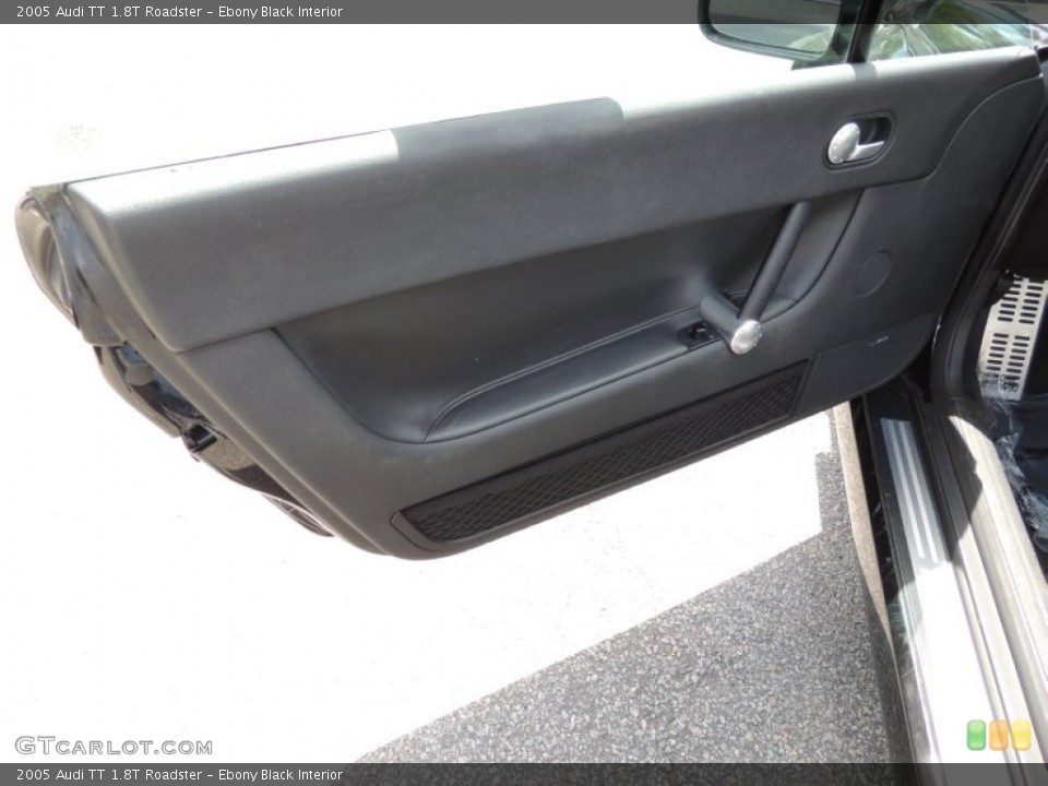 Ebony Black Interior Door Panel for the 2005 Audi TT 1.8T Roadster #79464310