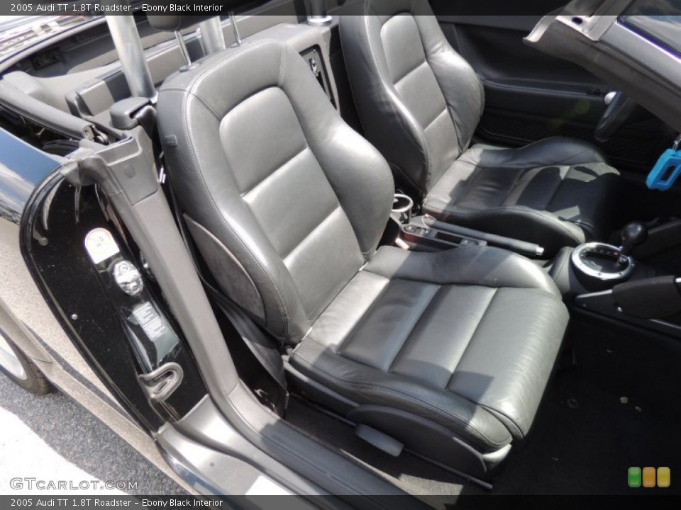 Ebony Black Interior Front Seat for the 2005 Audi TT 1.8T Roadster #79464329