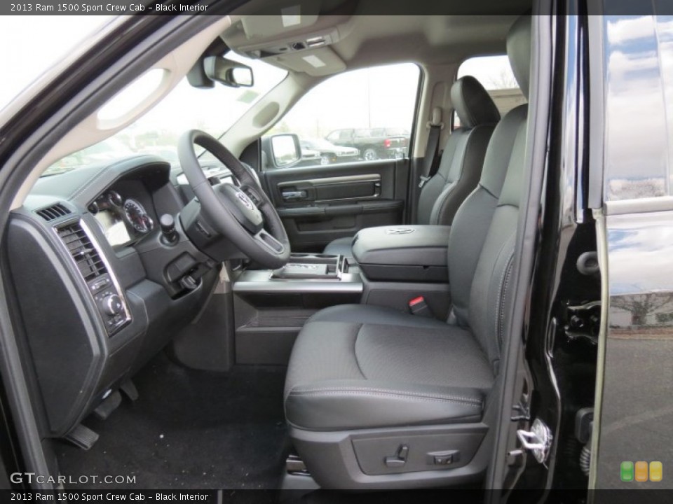 Black Interior Photo for the 2013 Ram 1500 Sport Crew Cab #79464818