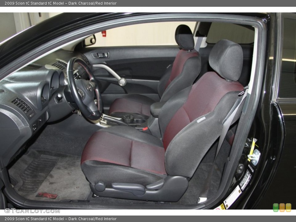 Dark Charcoal/Red Interior Photo for the 2009 Scion tC  #79464855