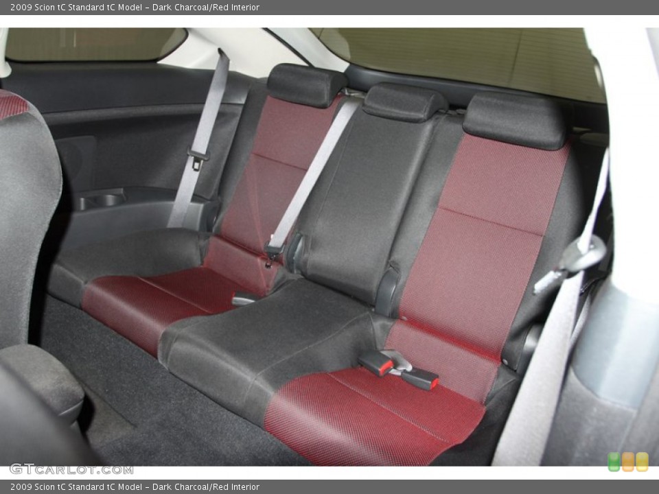 Dark Charcoal/Red Interior Rear Seat for the 2009 Scion tC  #79464875