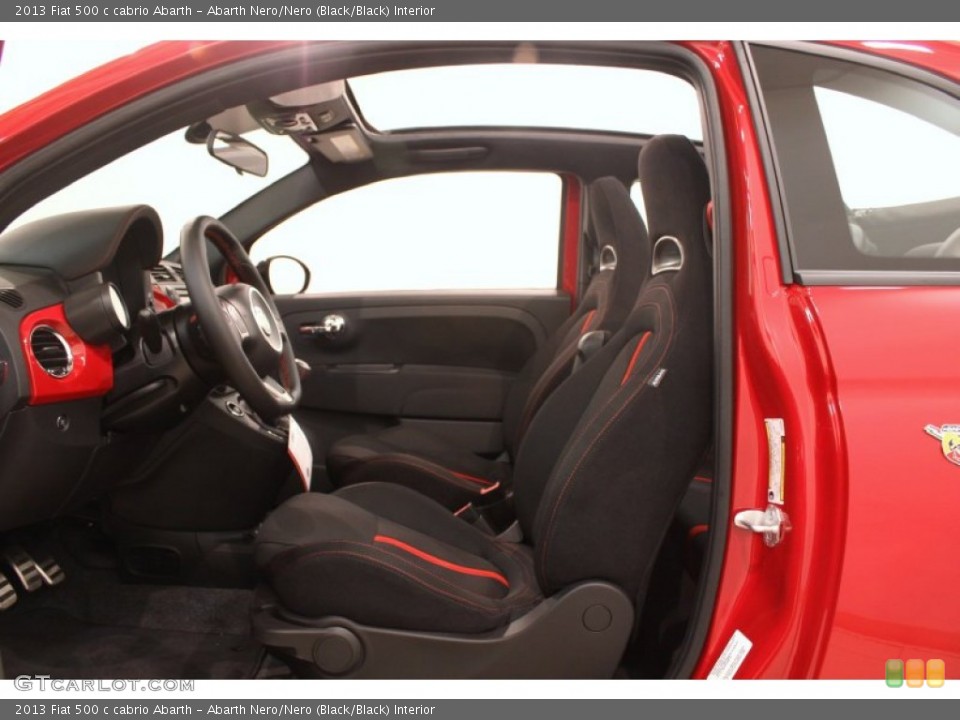 Abarth Nero/Nero (Black/Black) Interior Photo for the 2013 Fiat 500 c cabrio Abarth #79465261