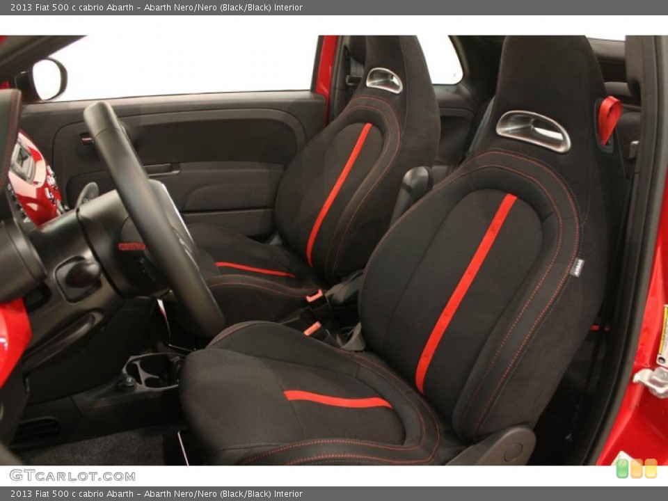 Abarth Nero/Nero (Black/Black) Interior Front Seat for the 2013 Fiat 500 c cabrio Abarth #79465277