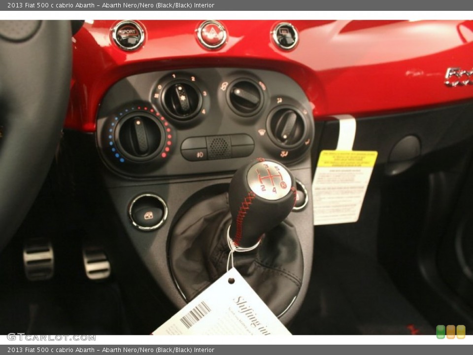 Abarth Nero/Nero (Black/Black) Interior Transmission for the 2013 Fiat 500 c cabrio Abarth #79465403