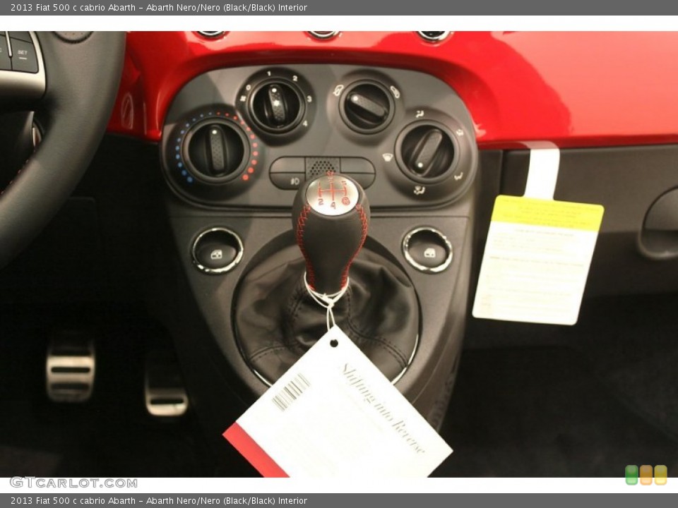 Abarth Nero/Nero (Black/Black) Interior Transmission for the 2013 Fiat 500 c cabrio Abarth #79465532