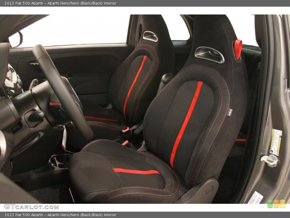 Abarth Nero/Nero (Black/Black) Interior Front Seat for the 2013 Fiat 500 Abarth #79465898