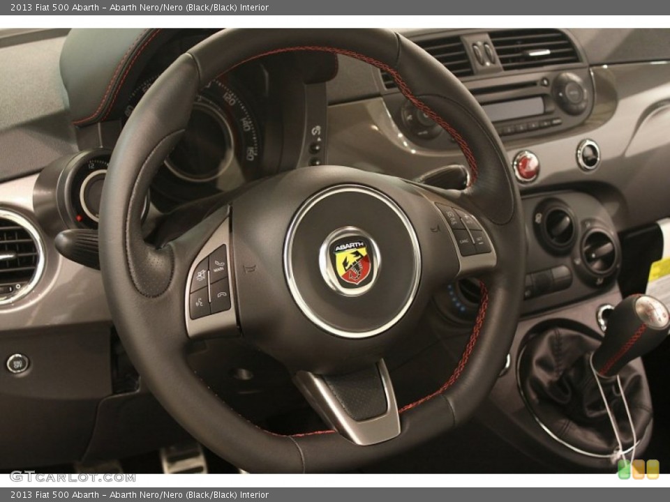 Abarth Nero/Nero (Black/Black) Interior Steering Wheel for the 2013 Fiat 500 Abarth #79465919