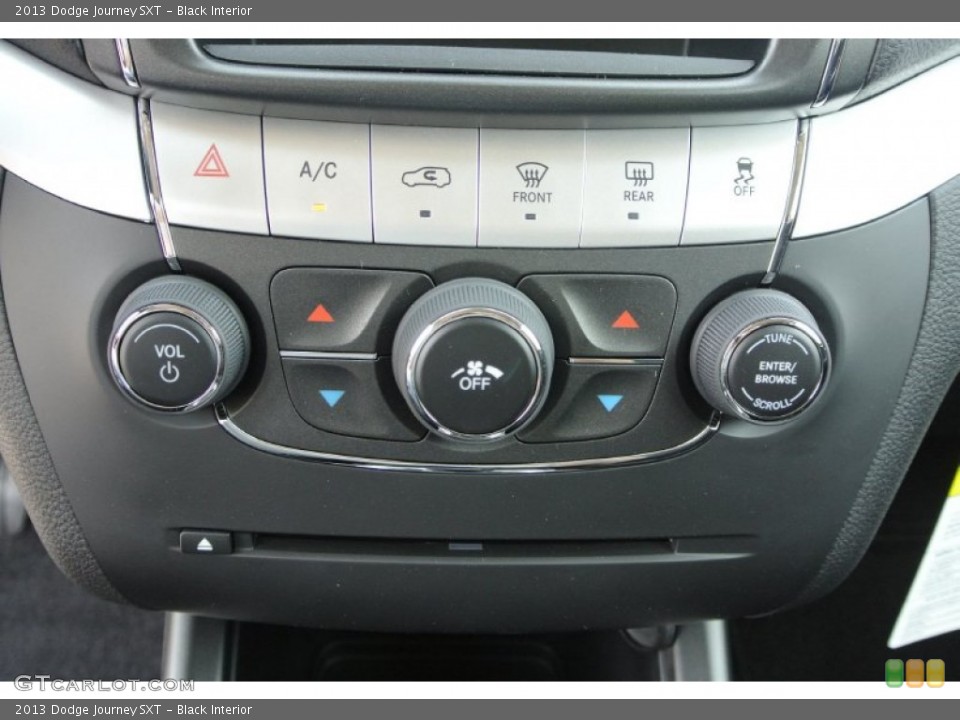 Black Interior Controls for the 2013 Dodge Journey SXT #79466225