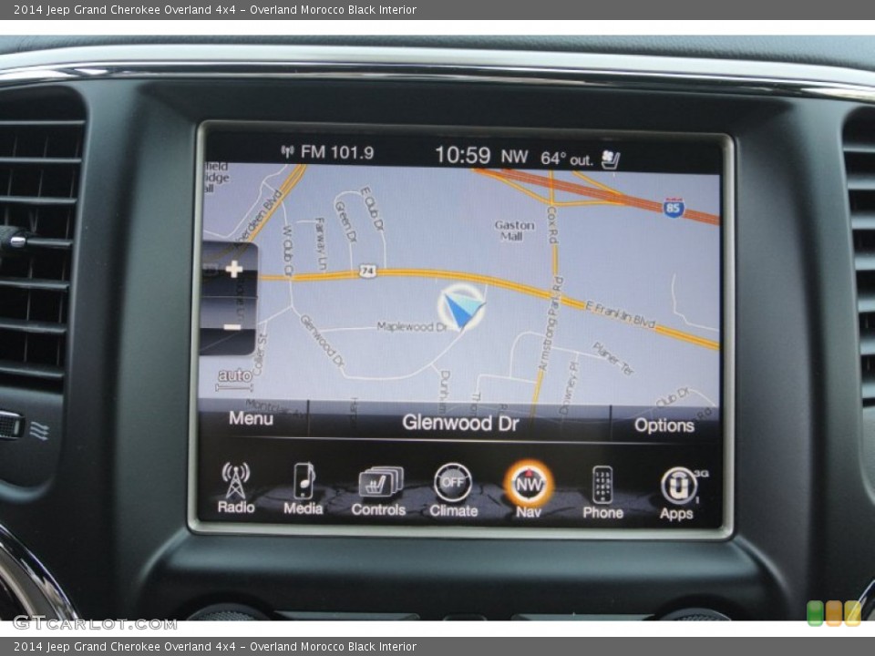 Overland Morocco Black Interior Navigation for the 2014 Jeep Grand Cherokee Overland 4x4 #79466699
