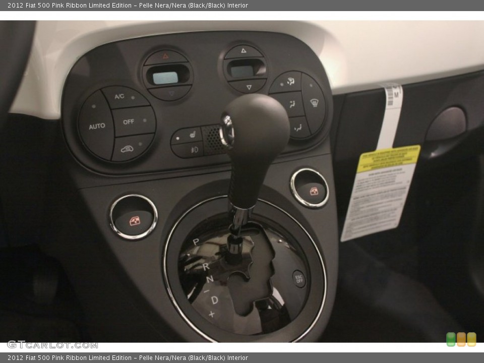 Pelle Nera/Nera (Black/Black) Interior Transmission for the 2012 Fiat 500 Pink Ribbon Limited Edition #79466708