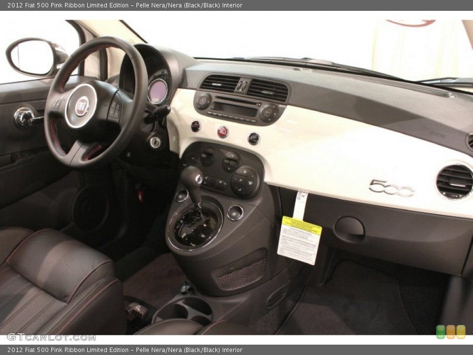 Pelle Nera/Nera (Black/Black) Interior Dashboard for the 2012 Fiat 500 Pink Ribbon Limited Edition #79466727