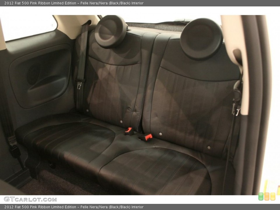 Pelle Nera/Nera (Black/Black) Interior Rear Seat for the 2012 Fiat 500 Pink Ribbon Limited Edition #79466774
