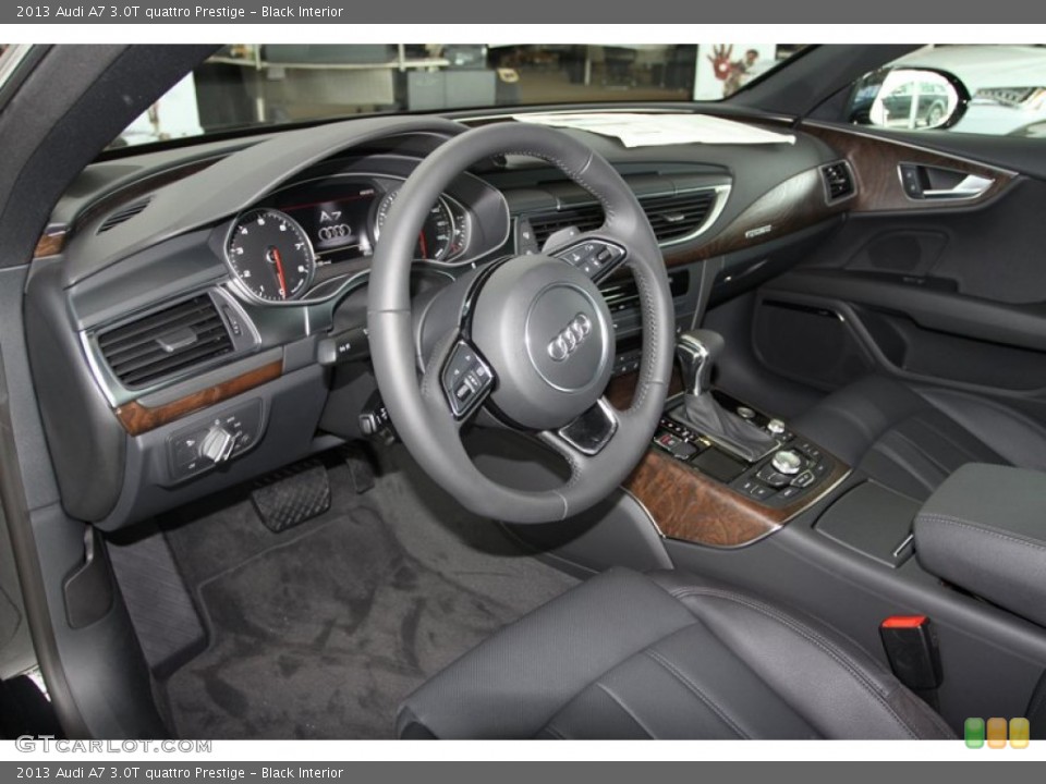 Black Interior Photo for the 2013 Audi A7 3.0T quattro Prestige #79466804