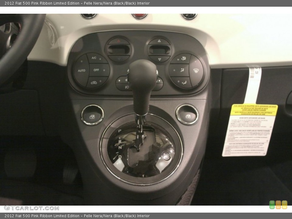Pelle Nera/Nera (Black/Black) Interior Transmission for the 2012 Fiat 500 Pink Ribbon Limited Edition #79466814