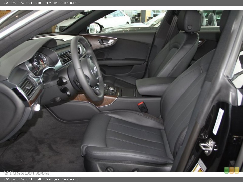 Black Interior Front Seat for the 2013 Audi A7 3.0T quattro Prestige #79466816