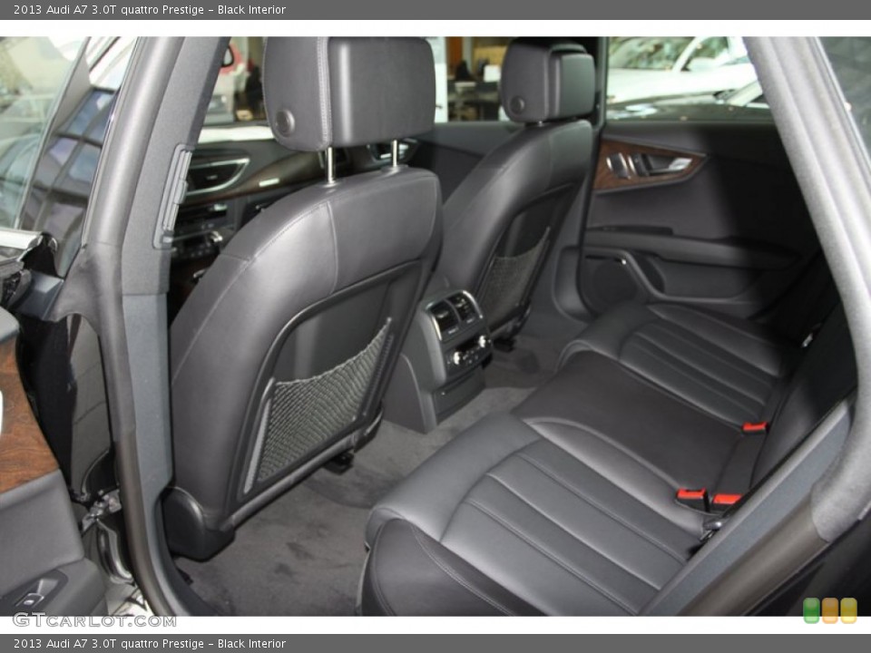 Black Interior Rear Seat for the 2013 Audi A7 3.0T quattro Prestige #79466830