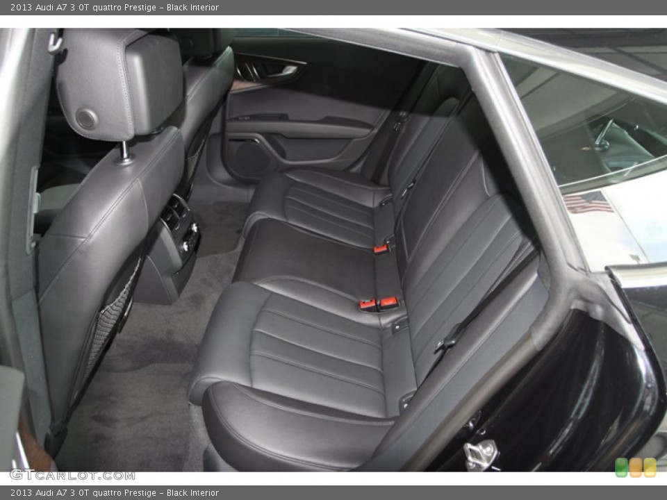 Black Interior Rear Seat for the 2013 Audi A7 3.0T quattro Prestige #79466843
