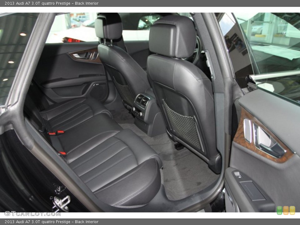 Black Interior Rear Seat for the 2013 Audi A7 3.0T quattro Prestige #79467066