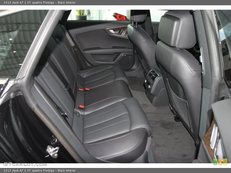 Black Interior Rear Seat for the 2013 Audi A7 3.0T quattro Prestige #79467085