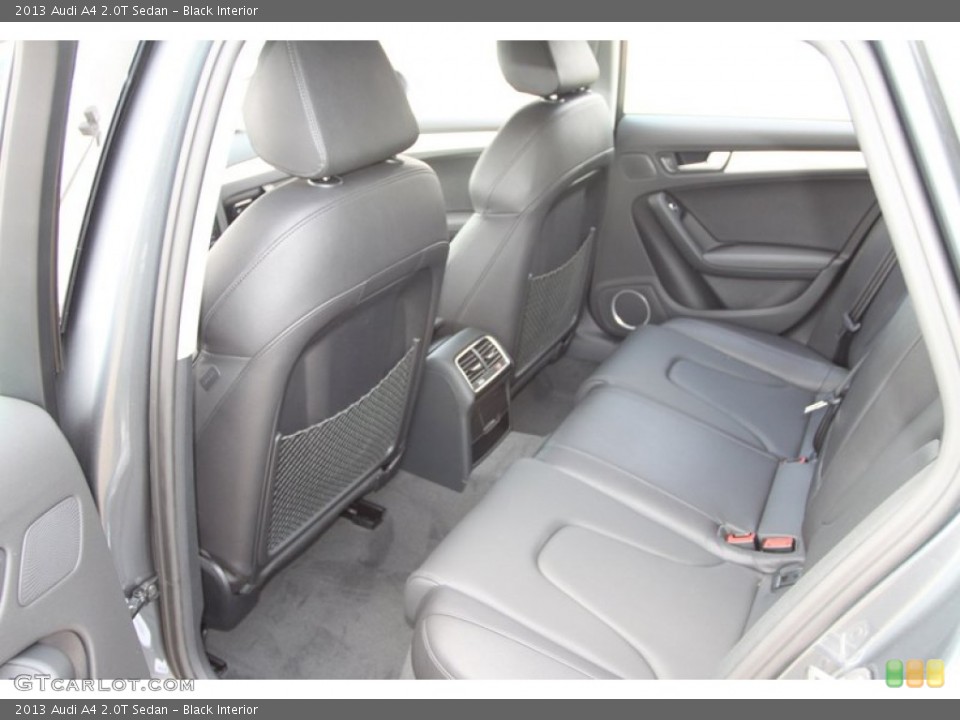 Black Interior Rear Seat for the 2013 Audi A4 2.0T Sedan #79467887