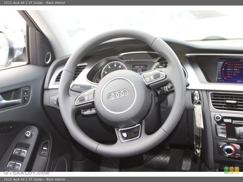 Black Interior Steering Wheel for the 2013 Audi A4 2.0T Sedan #79467937