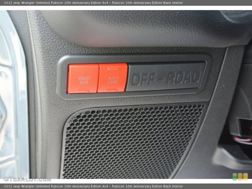 Rubicon 10th Anniversary Edition Black Interior Controls for the 2013 Jeep Wrangler Unlimited Rubicon 10th Anniversary Edition 4x4 #79467962