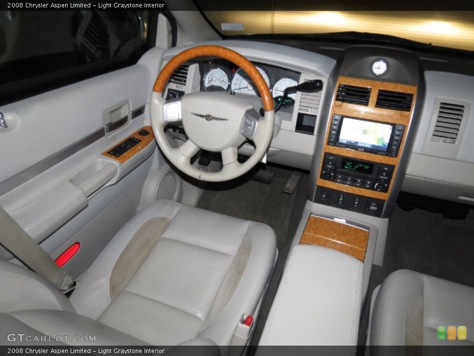 Light Graystone Interior Photo for the 2008 Chrysler Aspen Limited #79468838