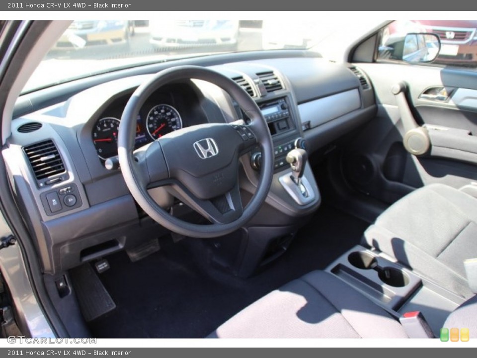Black Interior Prime Interior for the 2011 Honda CR-V LX 4WD #79468916