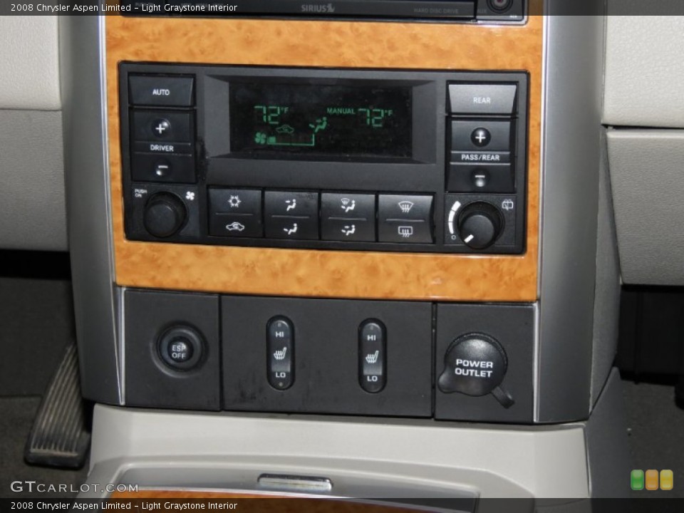 Light Graystone Interior Controls for the 2008 Chrysler Aspen Limited #79468940