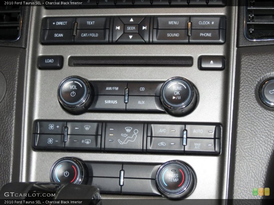 Charcoal Black Interior Controls for the 2010 Ford Taurus SEL #79469641