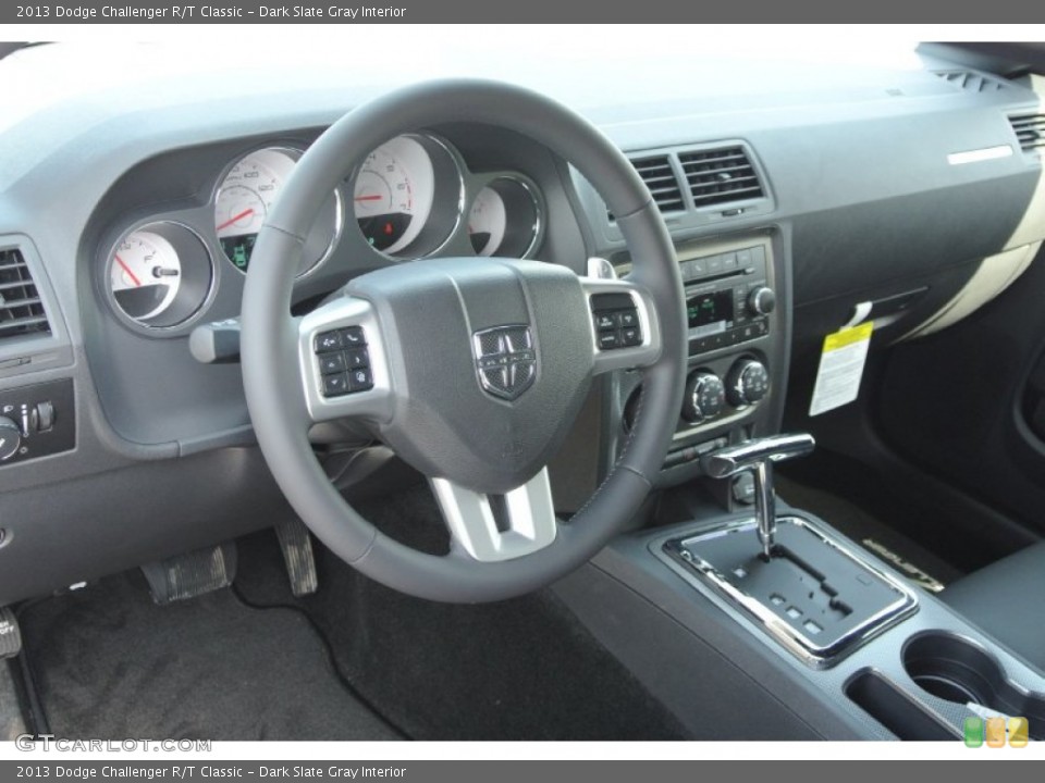 Dark Slate Gray Interior Dashboard for the 2013 Dodge Challenger R/T Classic #79470359