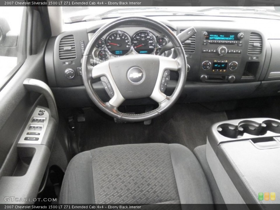 Ebony Black Interior Dashboard for the 2007 Chevrolet Silverado 1500 LT Z71 Extended Cab 4x4 #79472093