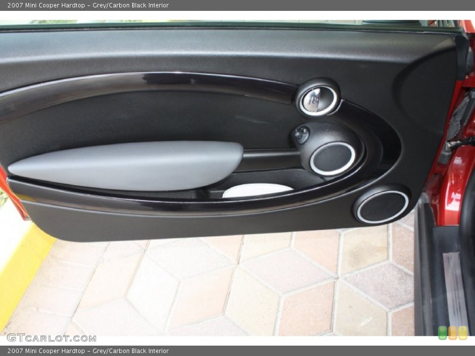 Grey/Carbon Black Interior Door Panel for the 2007 Mini Cooper Hardtop #79477923