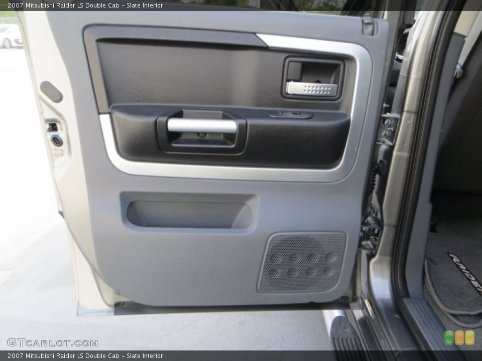 Slate Interior Door Panel for the 2007 Mitsubishi Raider LS Double Cab #79480151