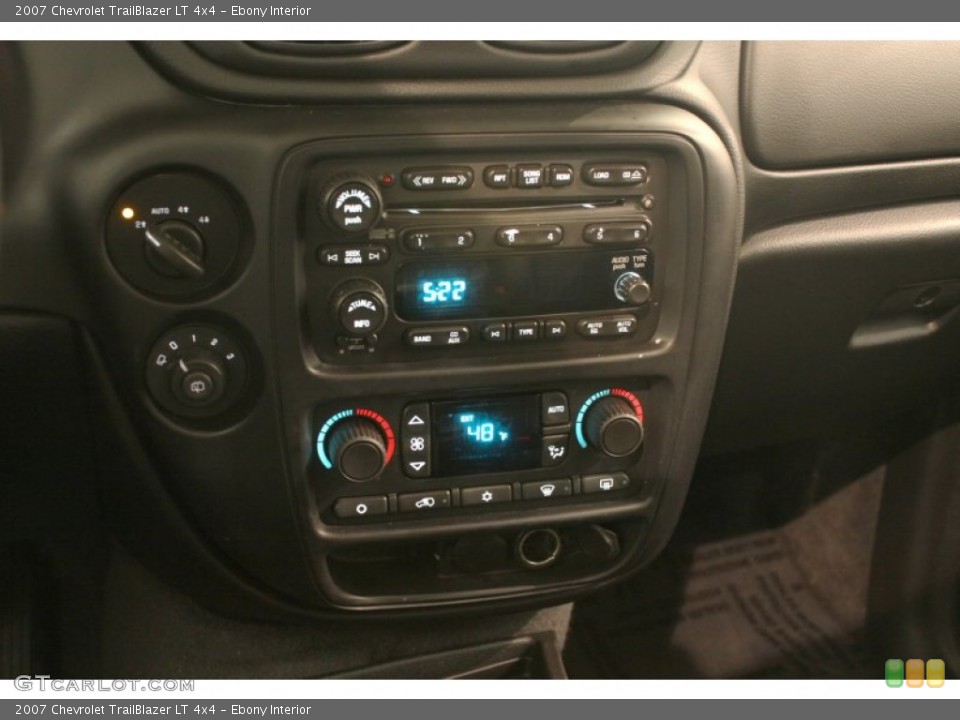Ebony Interior Controls for the 2007 Chevrolet TrailBlazer LT 4x4 #79482110