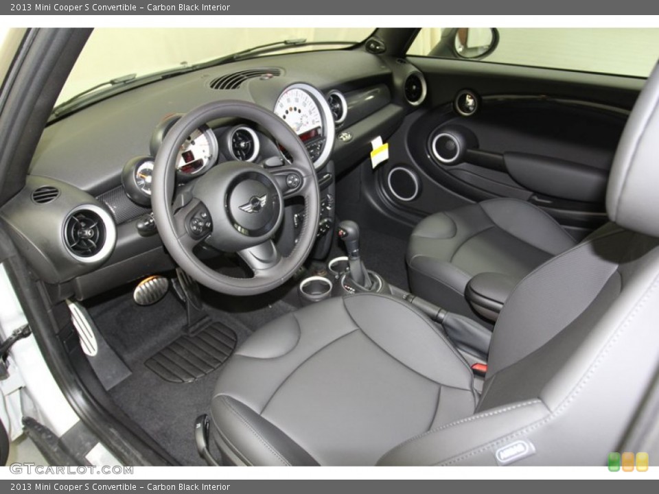 Carbon Black Interior Photo for the 2013 Mini Cooper S Convertible #79483312