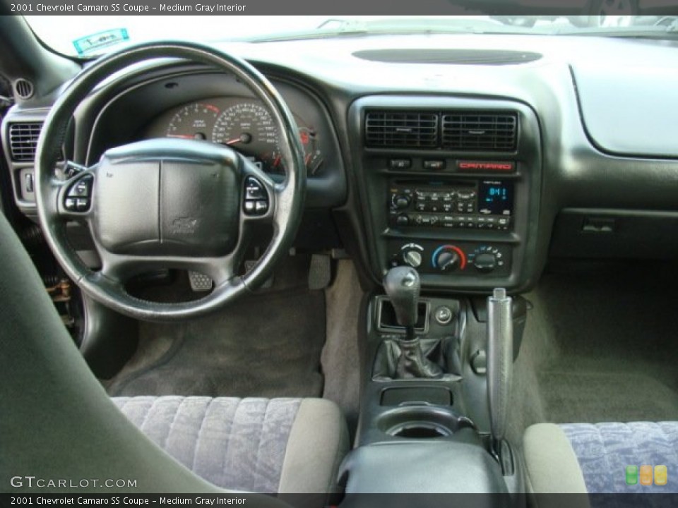 Medium Gray Interior Dashboard for the 2001 Chevrolet Camaro SS Coupe #79483346