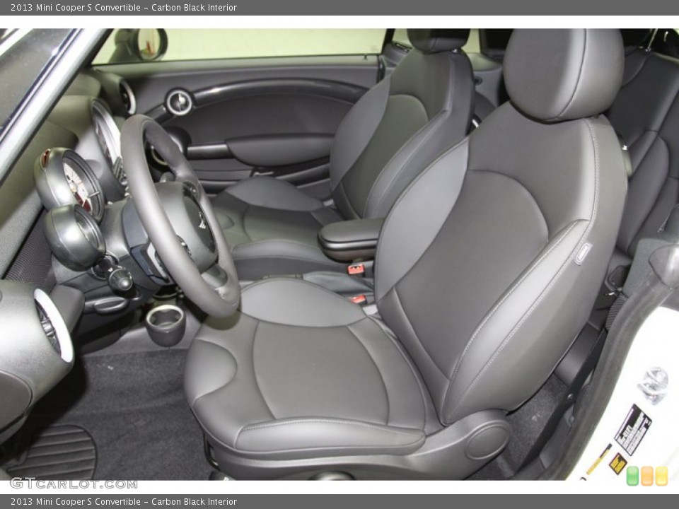 Carbon Black Interior Front Seat for the 2013 Mini Cooper S Convertible #79483500
