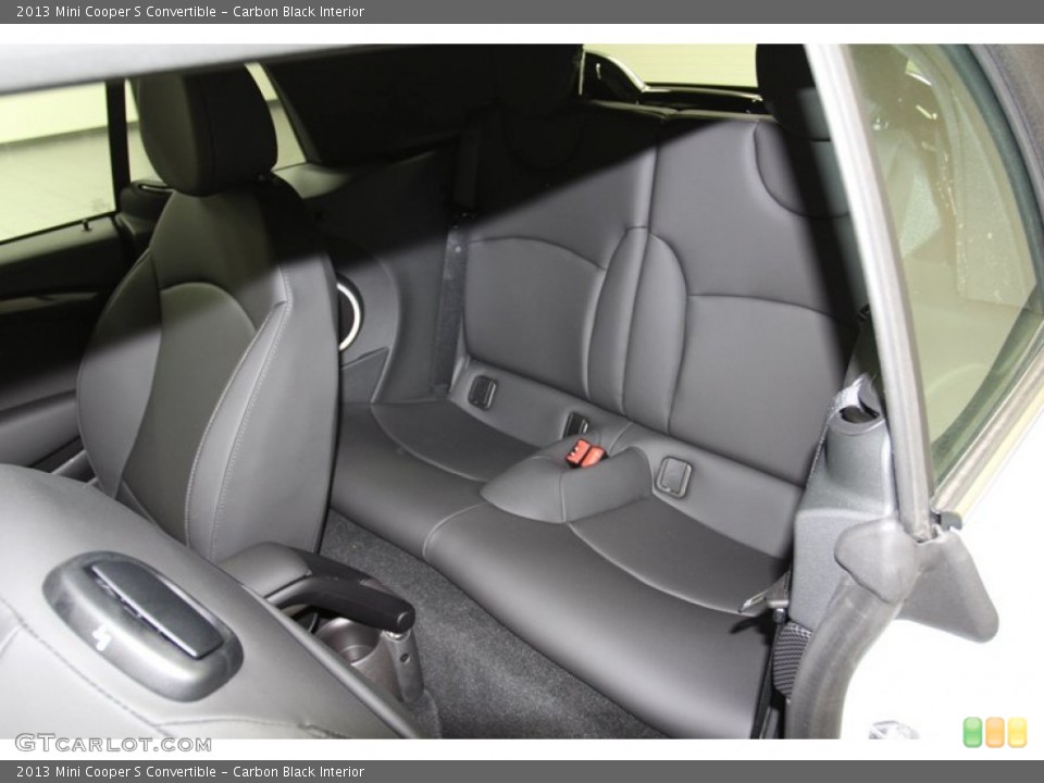 Carbon Black Interior Rear Seat for the 2013 Mini Cooper S Convertible #79483523