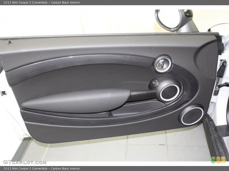 Carbon Black Interior Door Panel for the 2013 Mini Cooper S Convertible #79483550