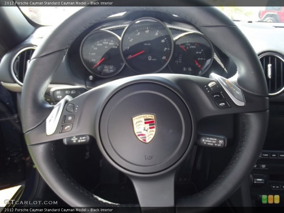 Black Interior Steering Wheel for the 2012 Porsche Cayman  #79483739